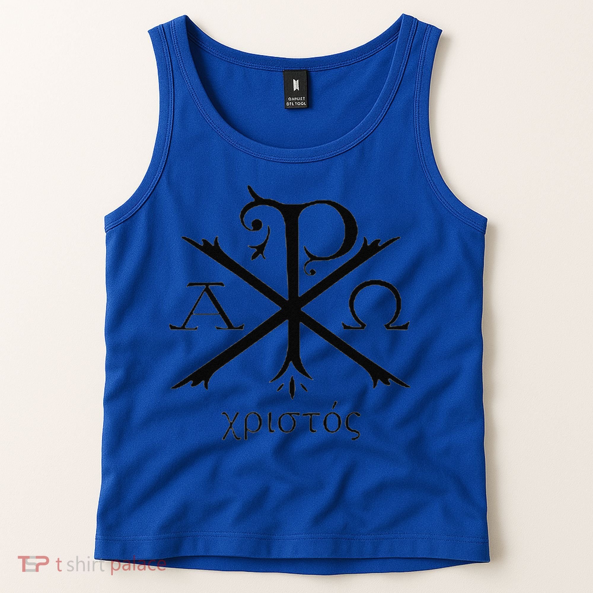 Chi Rho Jesus Christ Christian Ancient Monogram Gift Tank Top