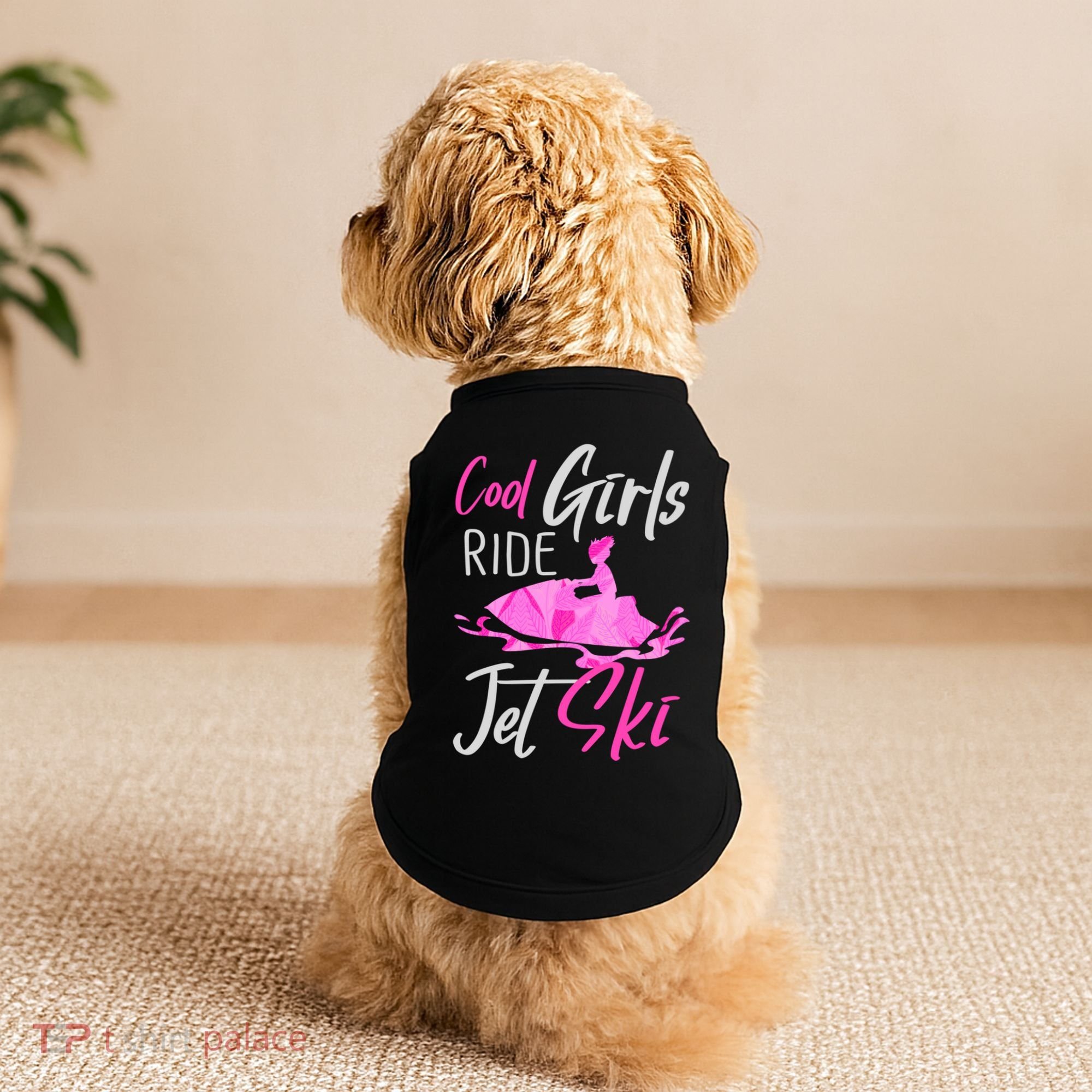 Cool Ride Jet Ski Water Sport Funny Jetski Cute Gift Doggie Tank