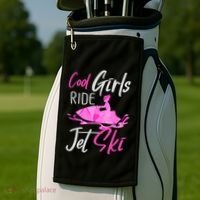 Cool Ride Jet Ski Water Sport Funny Jetski Cute Gift Golf Towel thumb 2