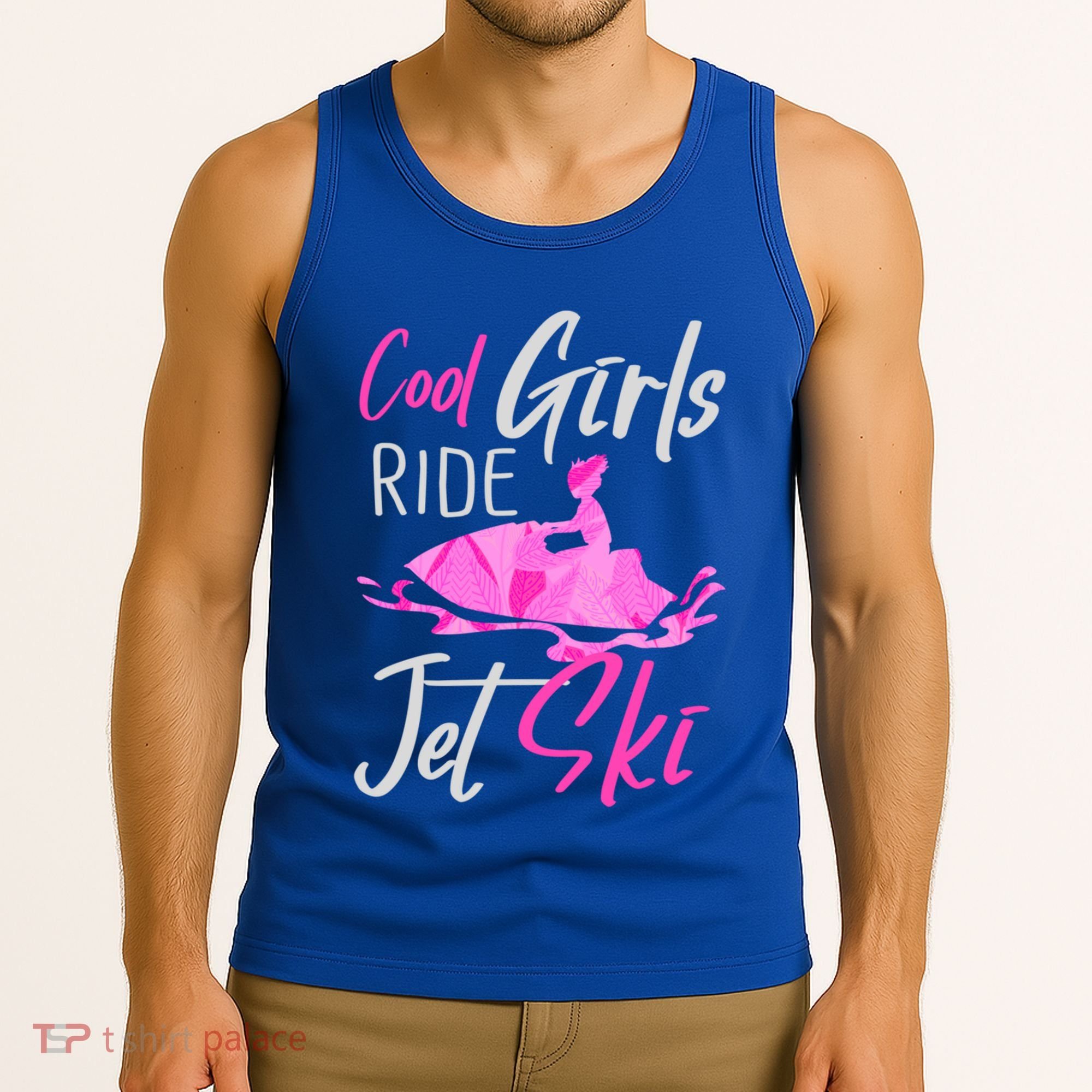Cool Ride Jet Ski Water Sport Funny Jetski Cute Gift Tank Top