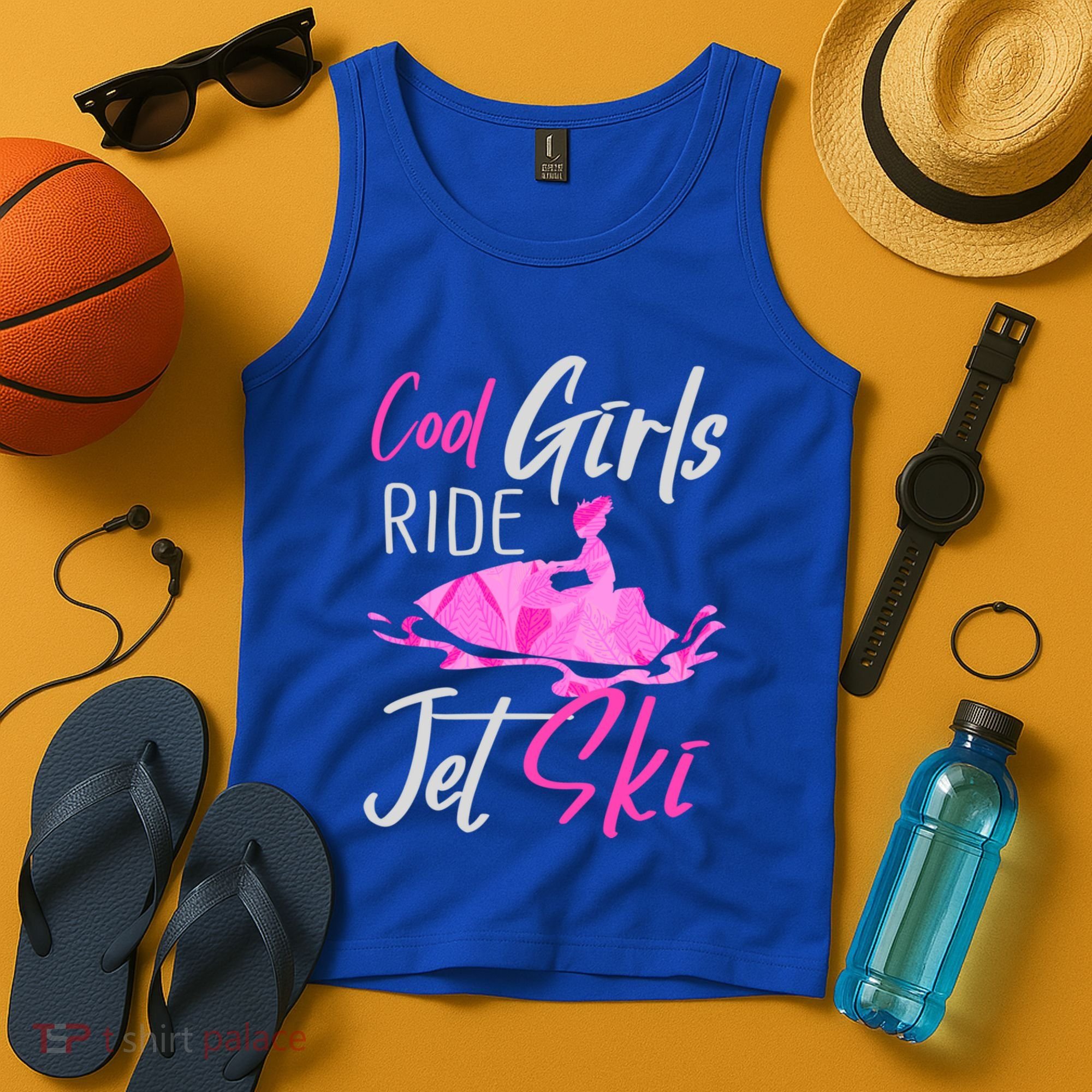 Cool Ride Jet Ski Water Sport Funny Jetski Cute Gift Tank Top