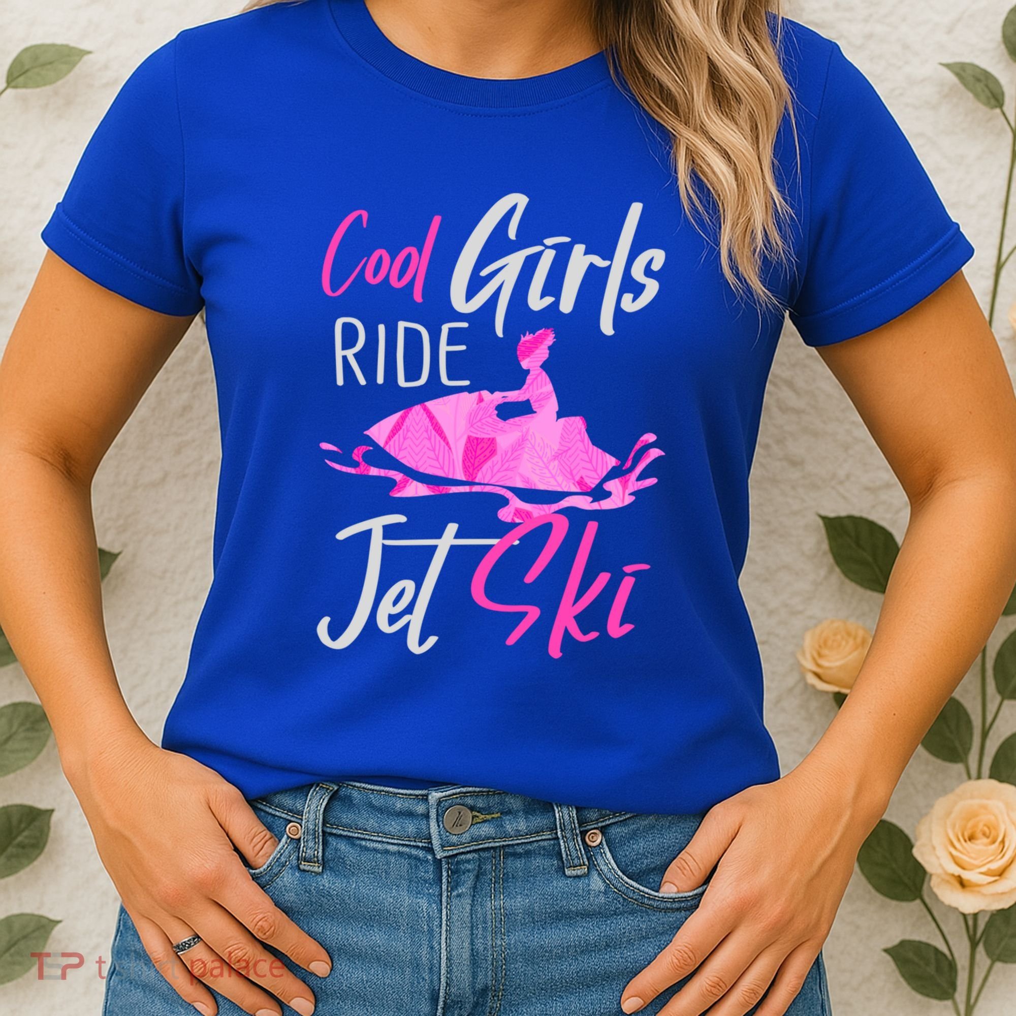 Cool Ride Jet Ski Water Sport Funny Jetski Cute Gift Women's T-Shirt