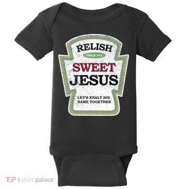 Christian Relish Jesus Baby Bodysuit