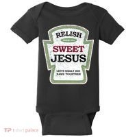 Christian Relish Jesus Baby Bodysuit thumb 0