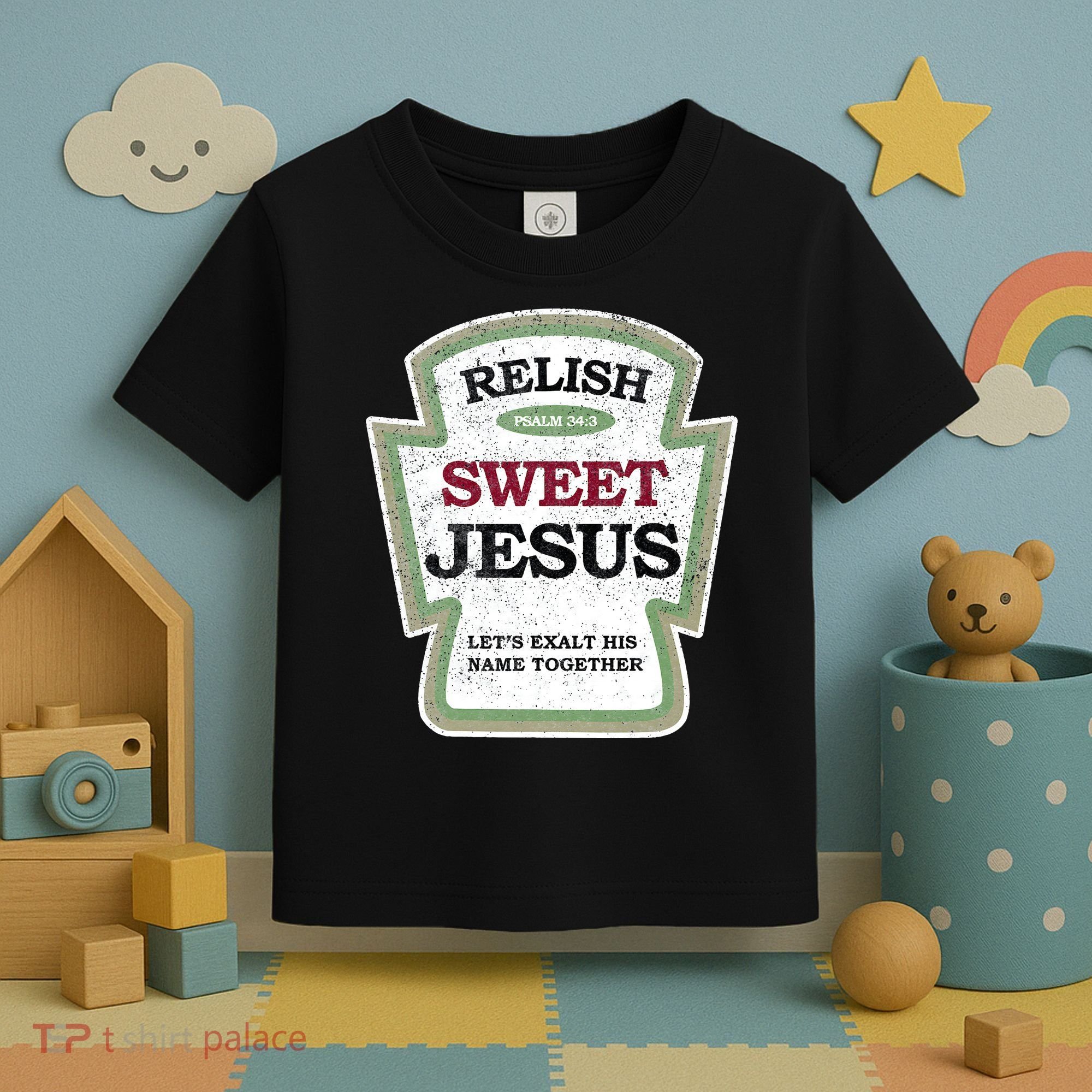 Christian Relish Jesus Toddler T-Shirt