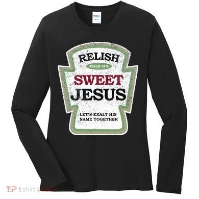 Christian Relish Jesus Women's Long Sleeve Shirt