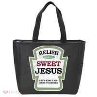 Christian Relish Jesus Tote Bag thumb 0