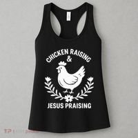 Chicken Raising & Jesus Praising Women's Tank Top thumb 3