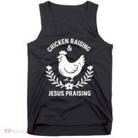 Chicken Raising & Jesus Praising Tank Top thumb 0