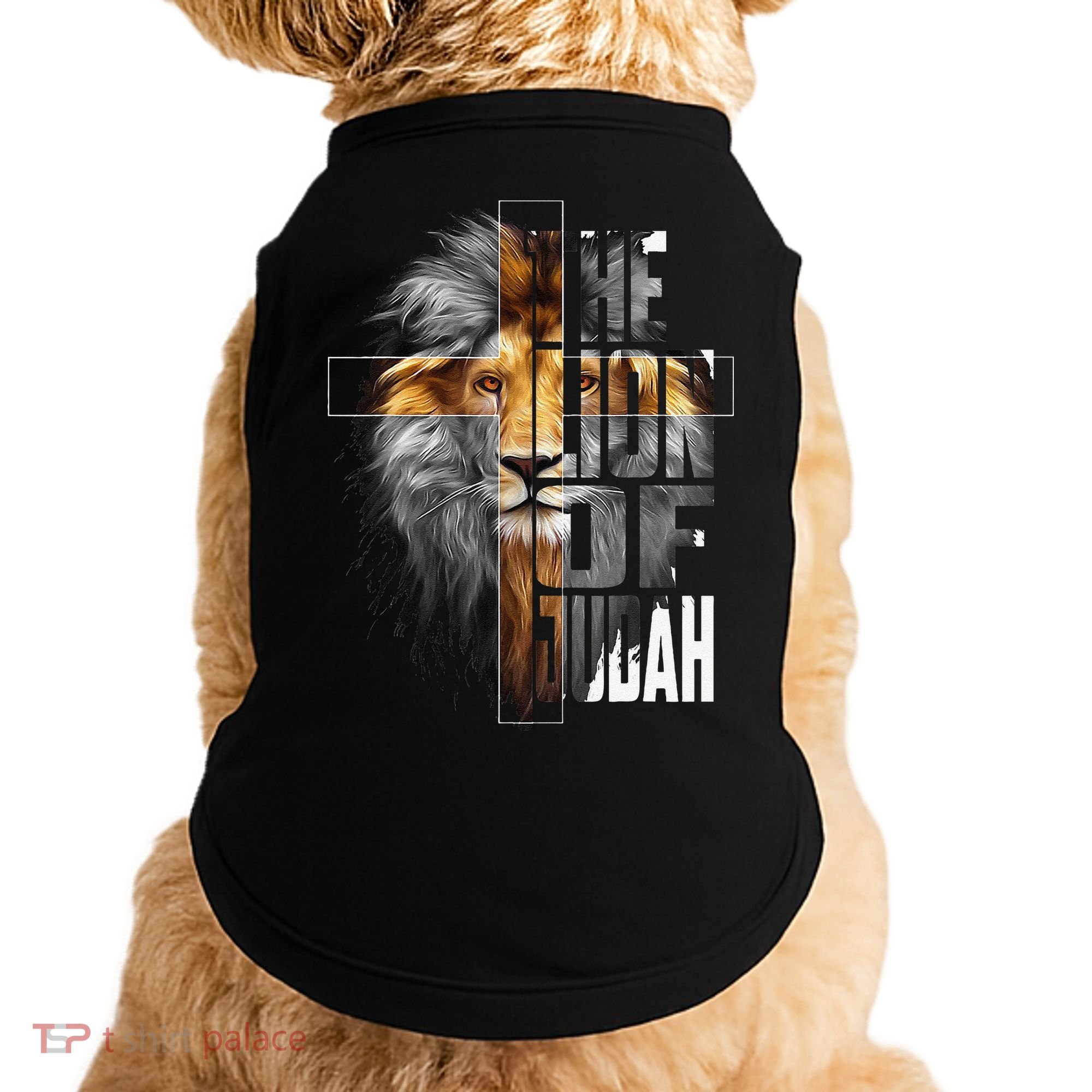 Christian Religious Jesus The Lion Of Judah Easter Yeshua Doggie Tank