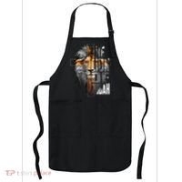 Christian Religious Jesus The Lion Of Judah Easter Yeshua Apron thumb 0