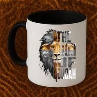 Christian Religious Jesus The Lion Of Judah Easter Yeshua Coffee Mug thumb 2