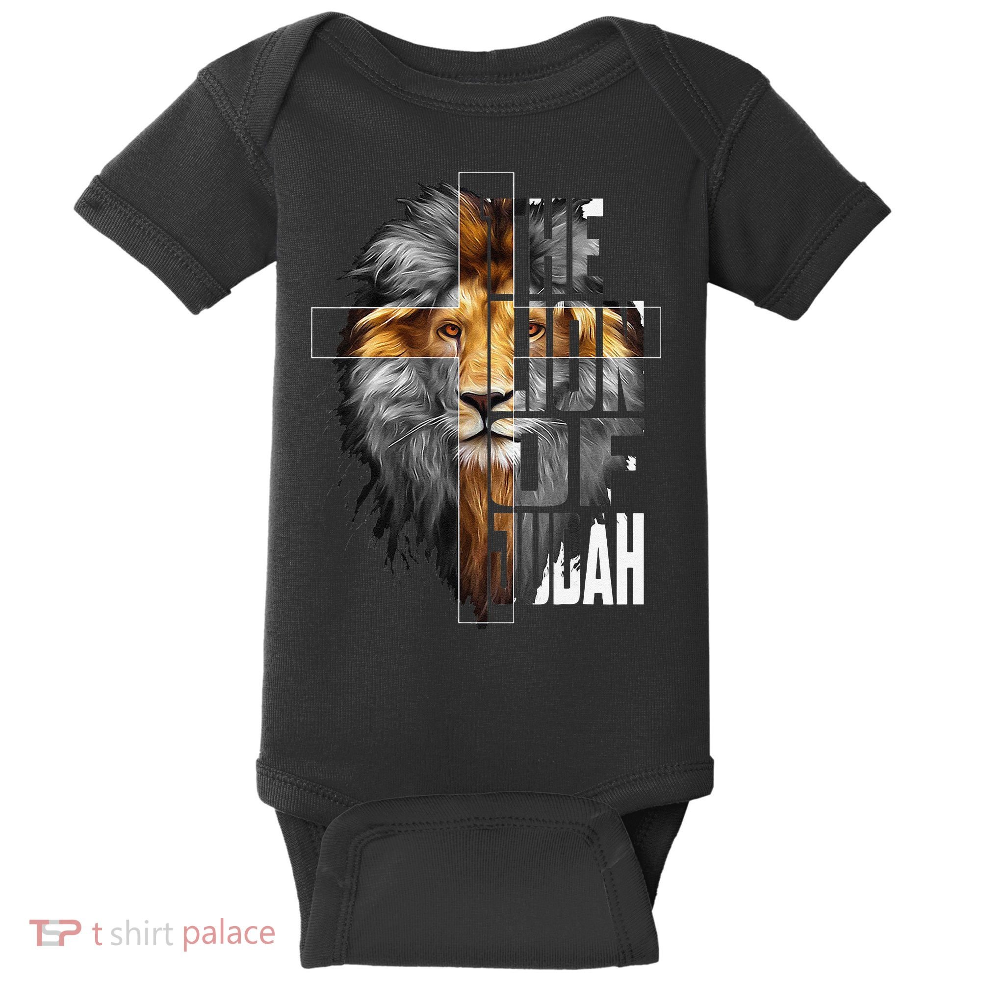 Christian Religious Jesus The Lion Of Judah Easter Yeshua Baby Bodysuit