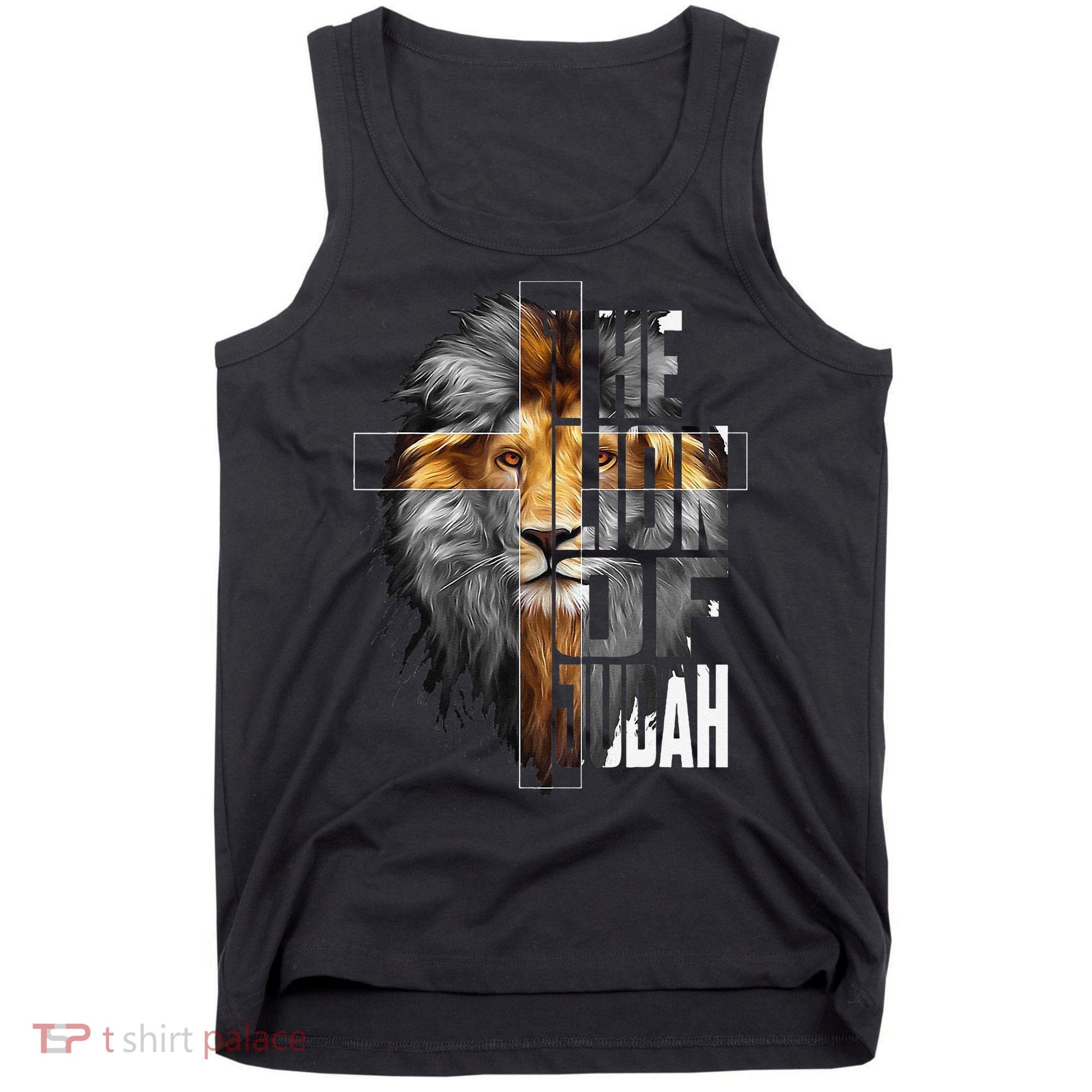 Christian Religious Jesus The Lion Of Judah Easter Yeshua Tank Top