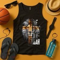 Christian Religious Jesus The Lion Of Judah Easter Yeshua Tank Top thumb 4