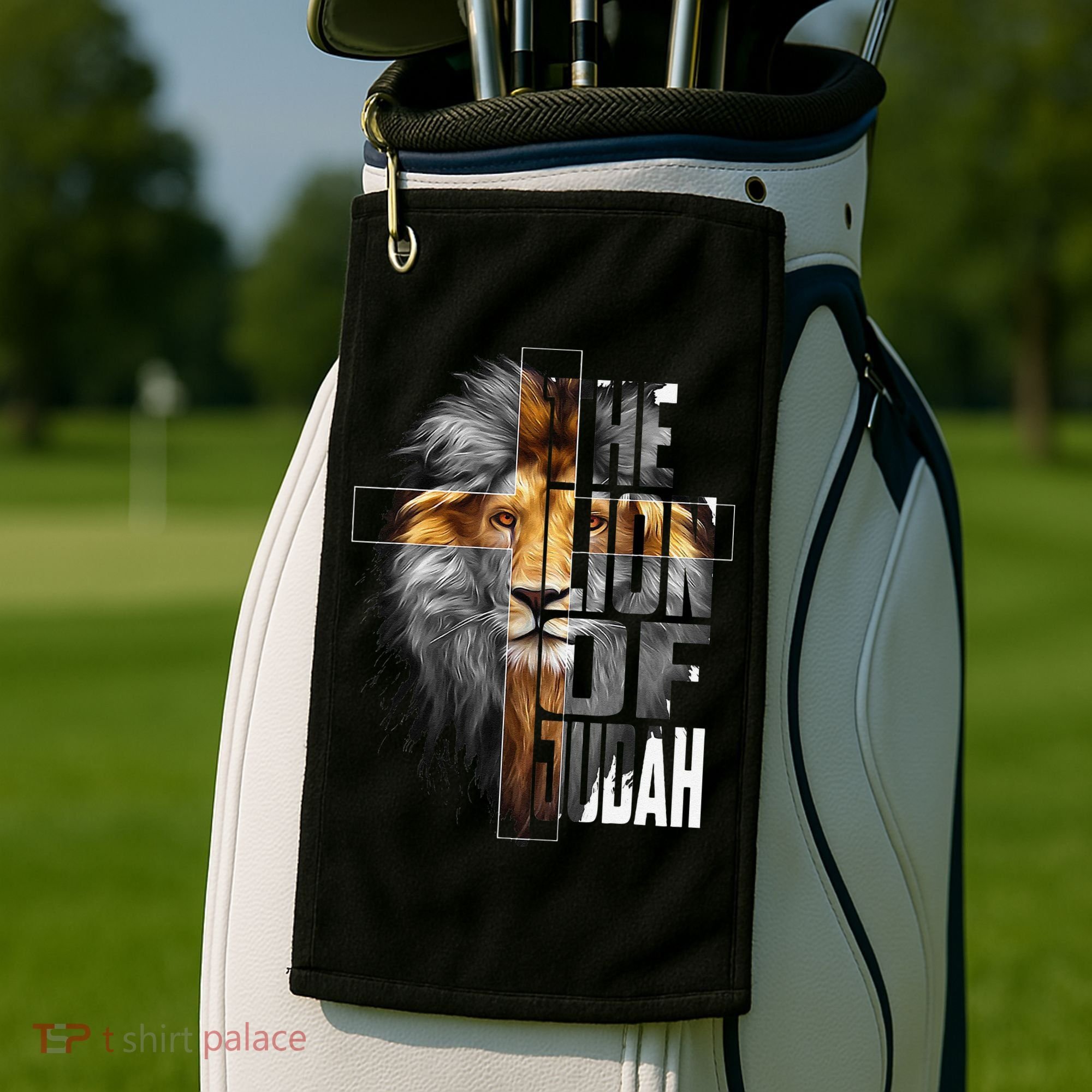 Christian Religious Jesus The Lion Of Judah Easter Yeshua Golf Towel