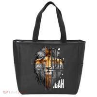 Christian Religious Jesus The Lion Of Judah Easter Yeshua Tote Bag thumb 0