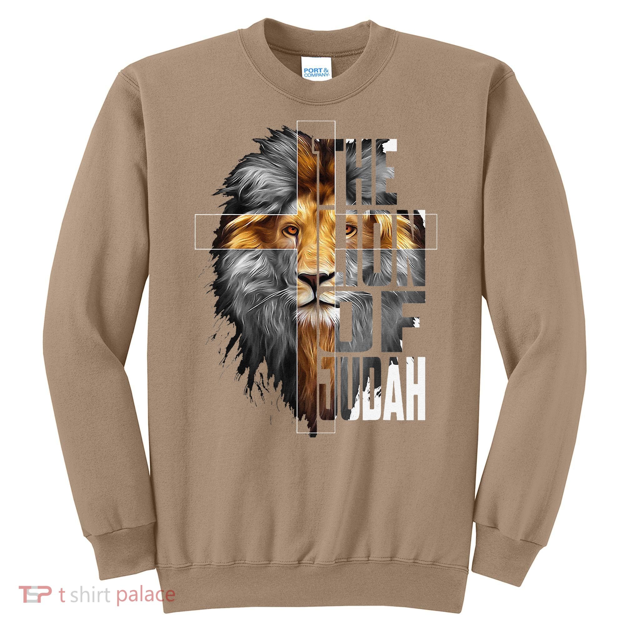 Christian Religious Jesus The Lion Of Judah Easter Yeshua Sweatshirt