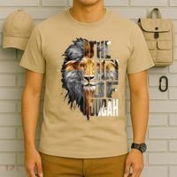 Christian Religious Jesus The Lion Of Judah Easter Yeshua T-Shirt thumb 6