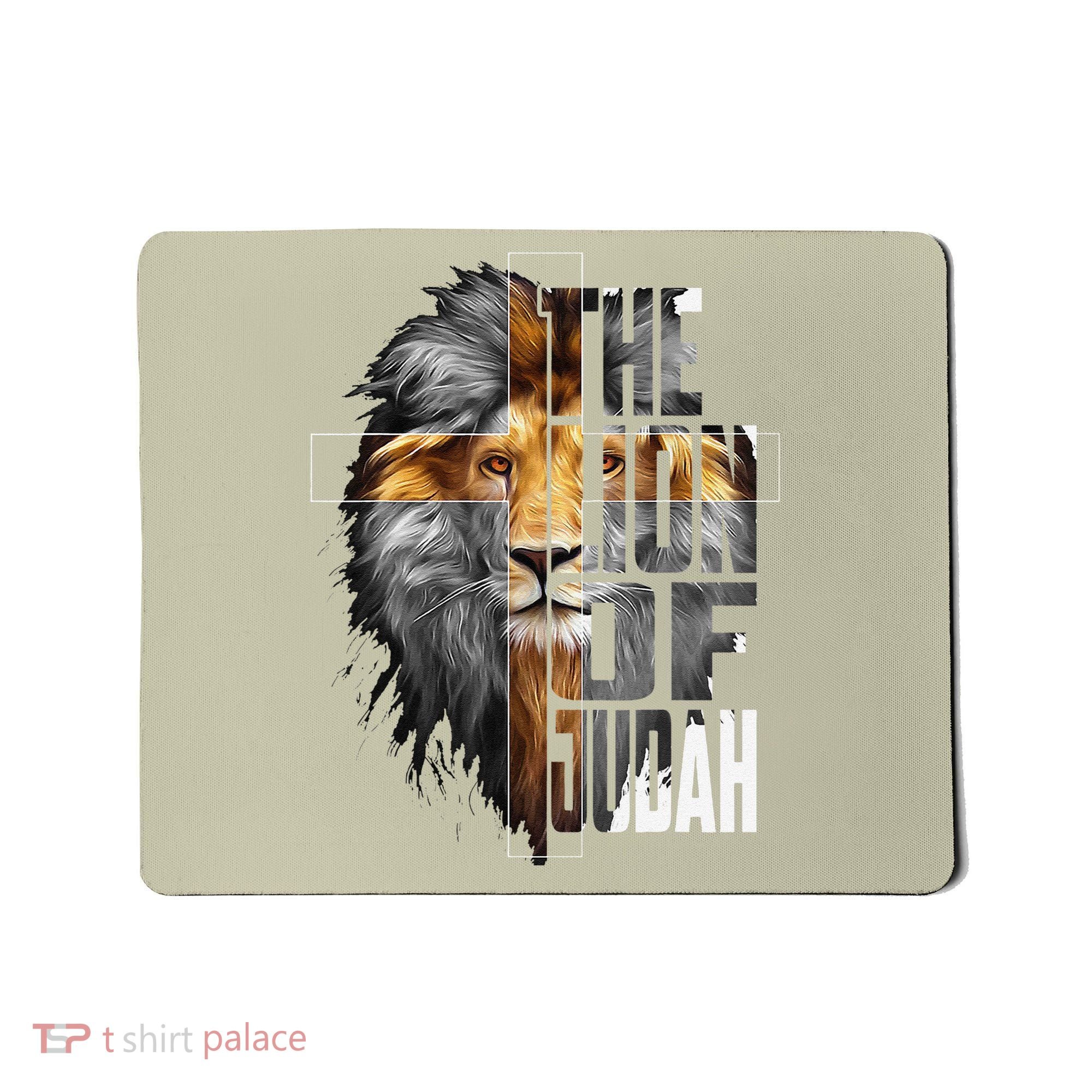 Christian Religious Jesus The Lion Of Judah Easter Yeshua Mousepad