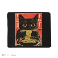 Cat Ramen Japanese Funny Anime S Kawaii Cat Women Mousepad thumb 0