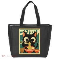 Cat Ramen Japanese Funny Japanese Kawaii Anime Tote Bag thumb 0