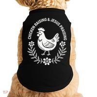 Chicken Raising & Jesus Praising Doggie Tank thumb 0
