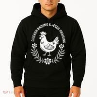 Chicken Raising & Jesus Praising Hoodie thumb 2