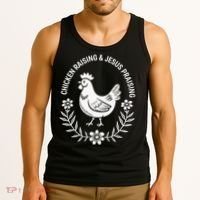 Chicken Raising & Jesus Praising Tank Top thumb 3
