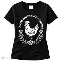 Chicken Raising & Jesus Praising Women's T-Shirt thumb 0