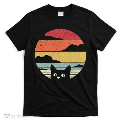 Cat Retro Kitten Cute Gift T-Shirt