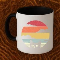 Cat Retro Kitten Cute Gift Coffee Mug thumb 2