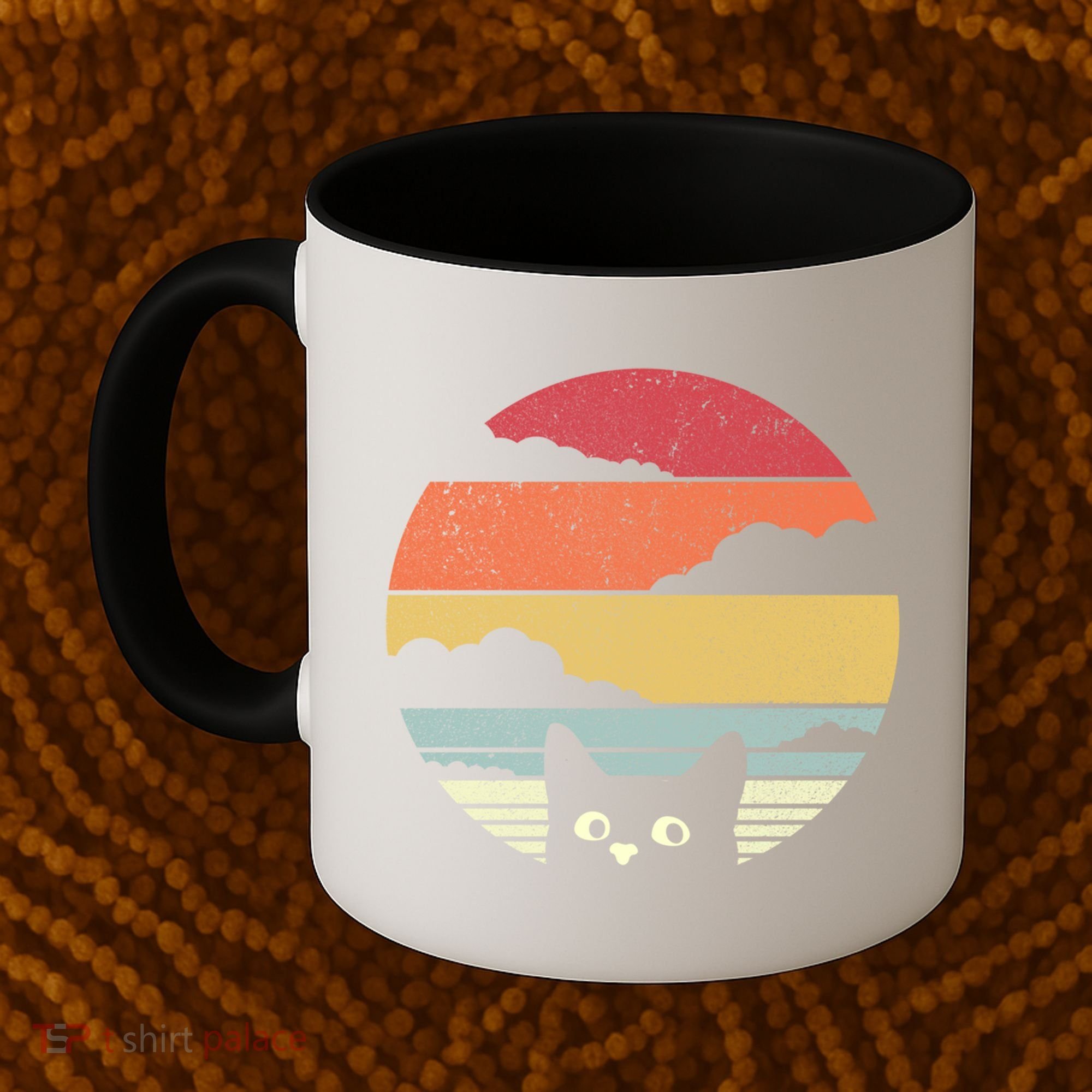 Cat Retro Kitten Cute Gift Coffee Mug