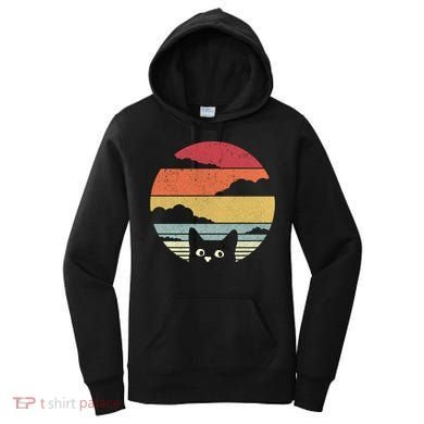 Cat Retro Kitten Cute Gift Women's Hoodie