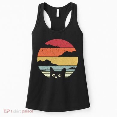 Cat Retro Kitten Cute Gift Women's Tank Top