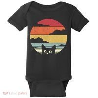 Cat Retro Kitten Cute Gift Baby Bodysuit thumb 0