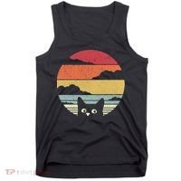Cat Retro Kitten Cute Gift Tank Top thumb 0
