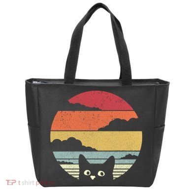Cat Retro Kitten Cute Gift Tote Bag
