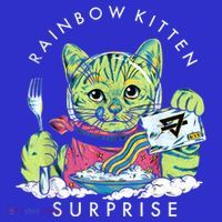 Cats Rainbow Kitten Surprise Cute Eat Retro Animals Vintage T-Shirt thumb 7