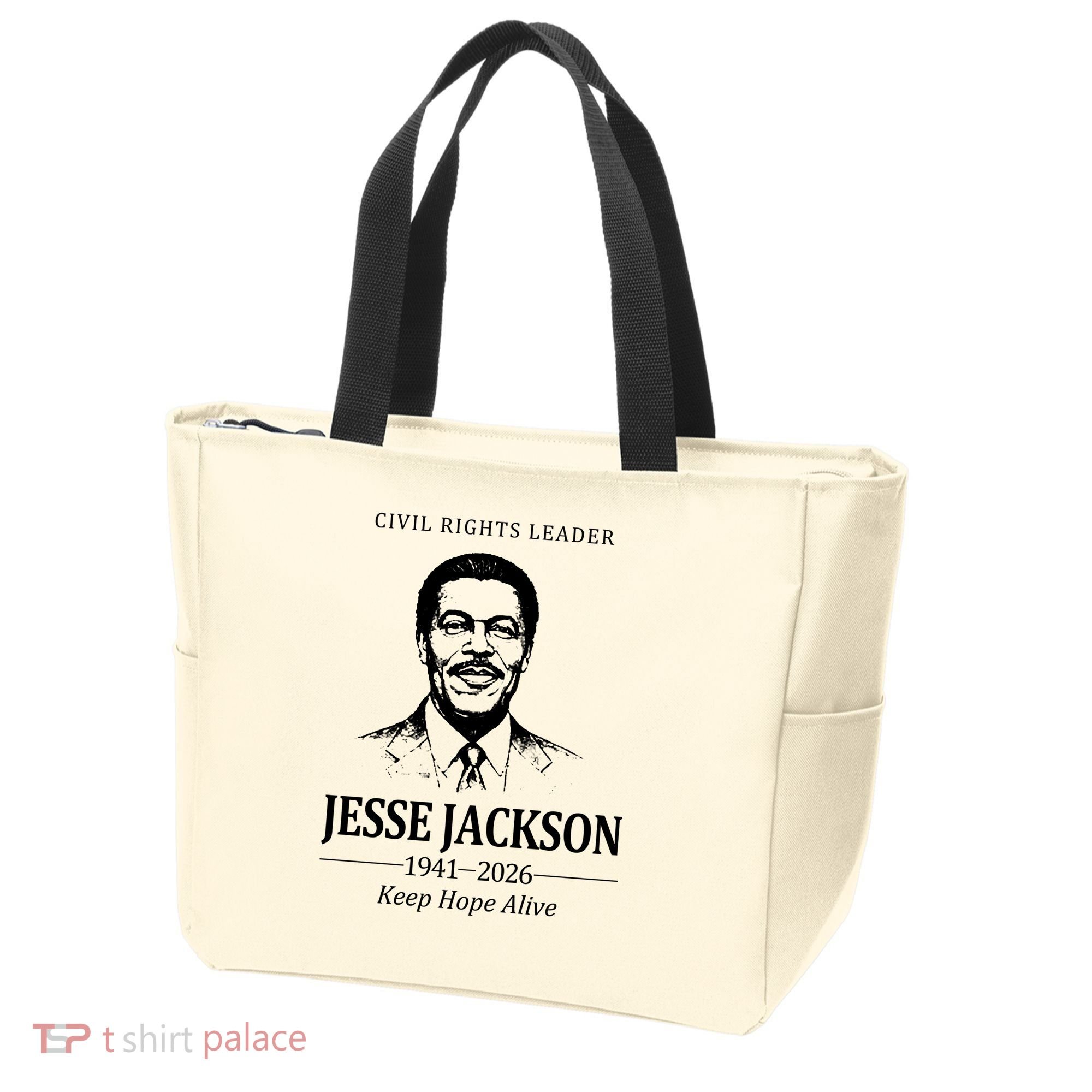 Civil Rights Leader Jesse Jackson 1941-2026 Keep Hope Alive Tote Bag