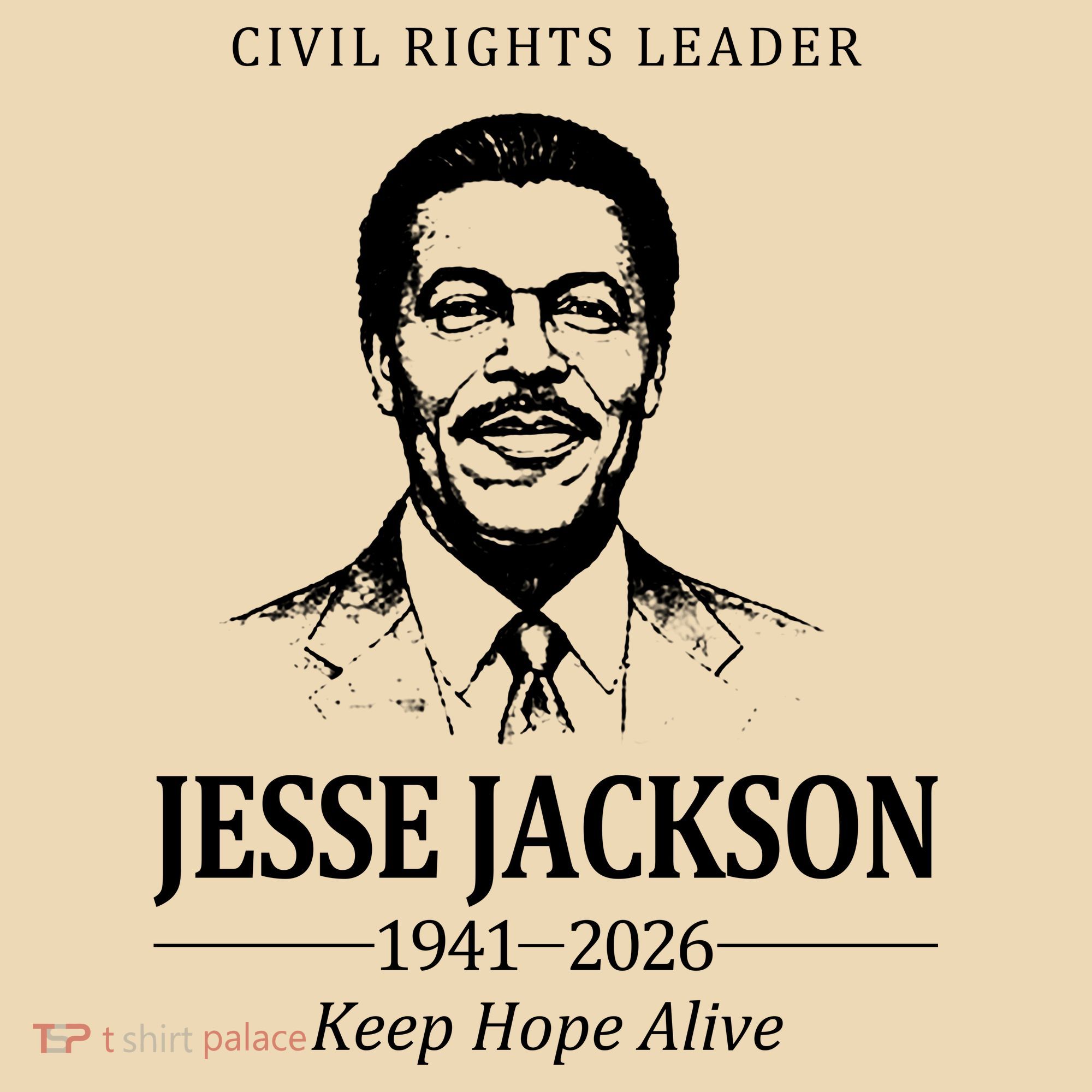 Civil Rights Leader Jesse Jackson 1941-2026 Keep Hope Alive Tote Bag