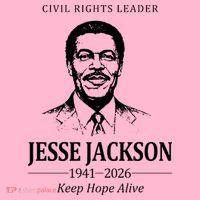 Civil Rights Leader Jesse Jackson 1941-2026 Keep Hope Alive Coaster thumb 2