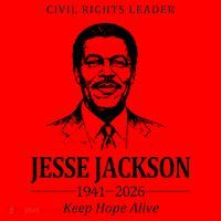 Civil Rights Leader Jesse Jackson 1941-2026 Keep Hope Alive Santa Hat thumb 1