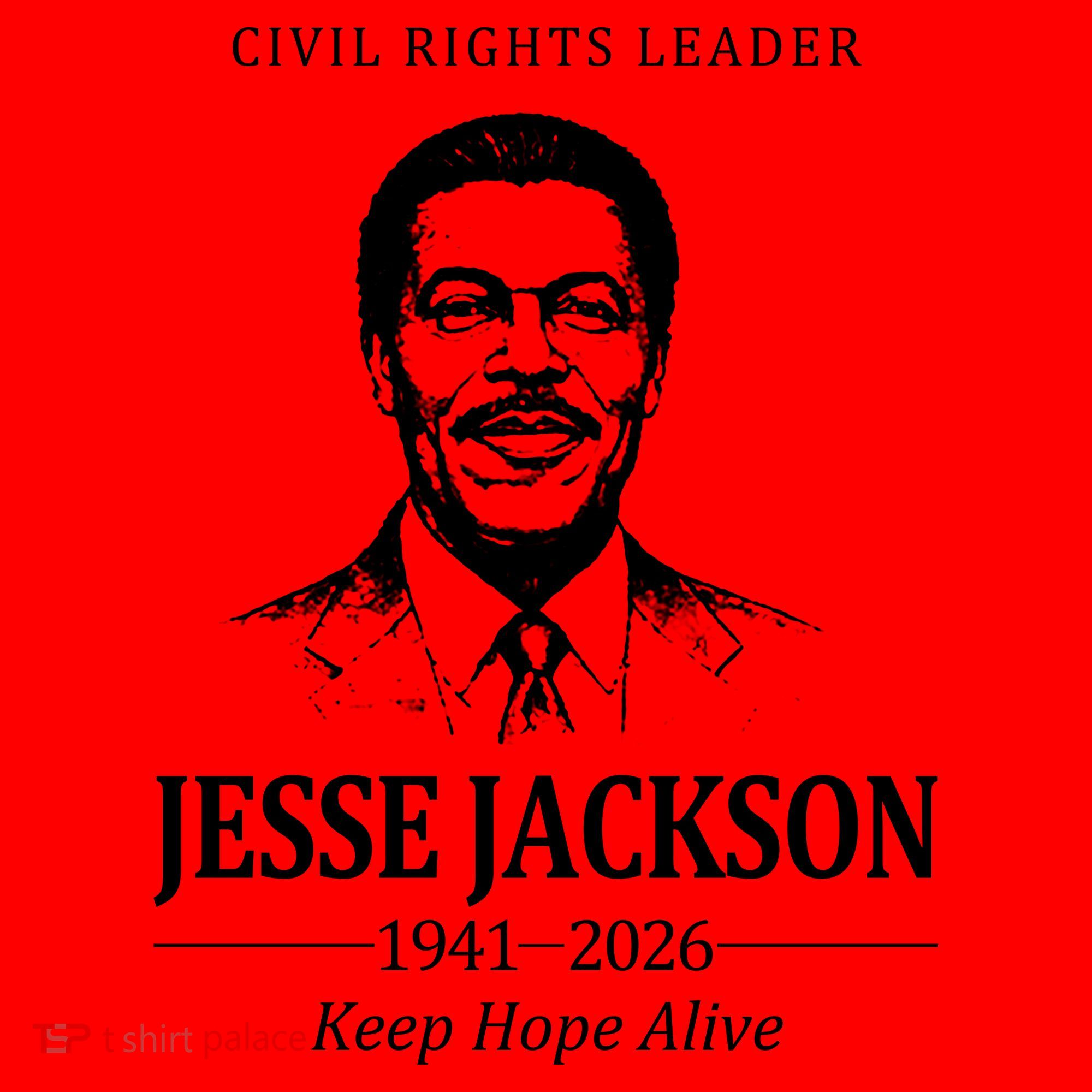 Civil Rights Leader Jesse Jackson 1941-2026 Keep Hope Alive Santa Hat