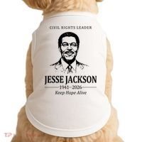 Civil Rights Leader Jesse Jackson 1941-2026 Keep Hope Alive Doggie Tank thumb 0
