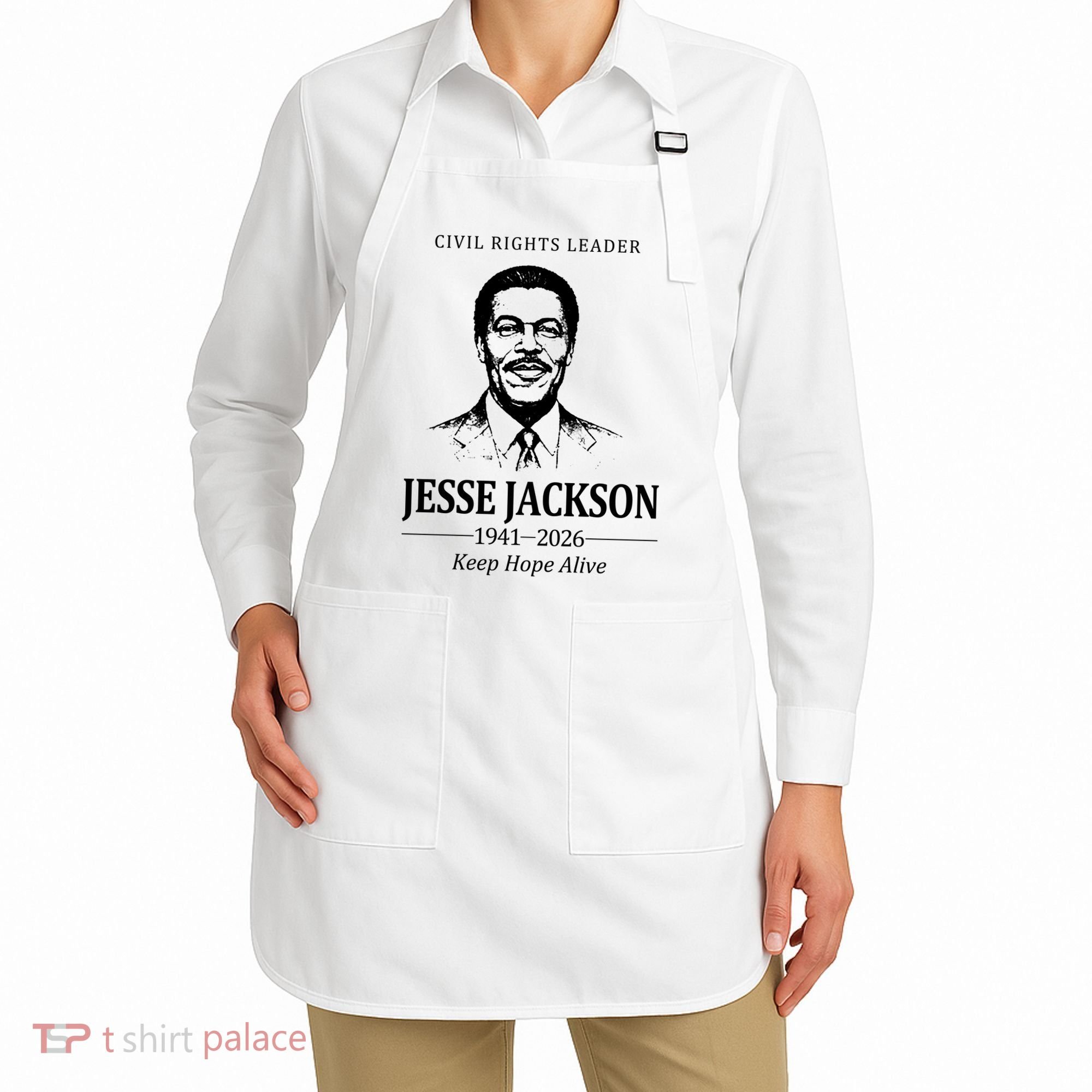 Civil Rights Leader Jesse Jackson 1941-2026 Keep Hope Alive Apron