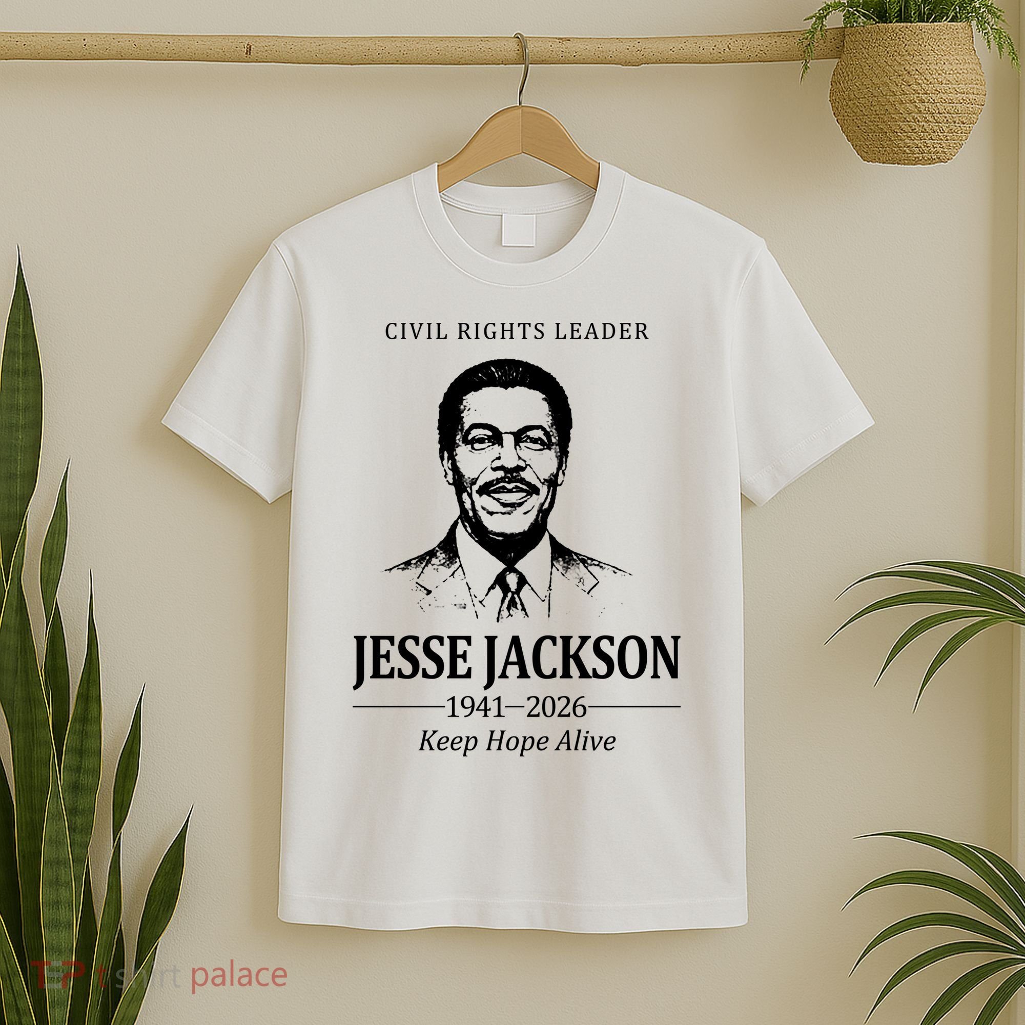 Civil Rights Leader Jesse Jackson 1941-2026 Keep Hope Alive T-Shirt
