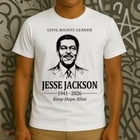 Civil Rights Leader Jesse Jackson 1941-2026 Keep Hope Alive T-Shirt thumb 3
