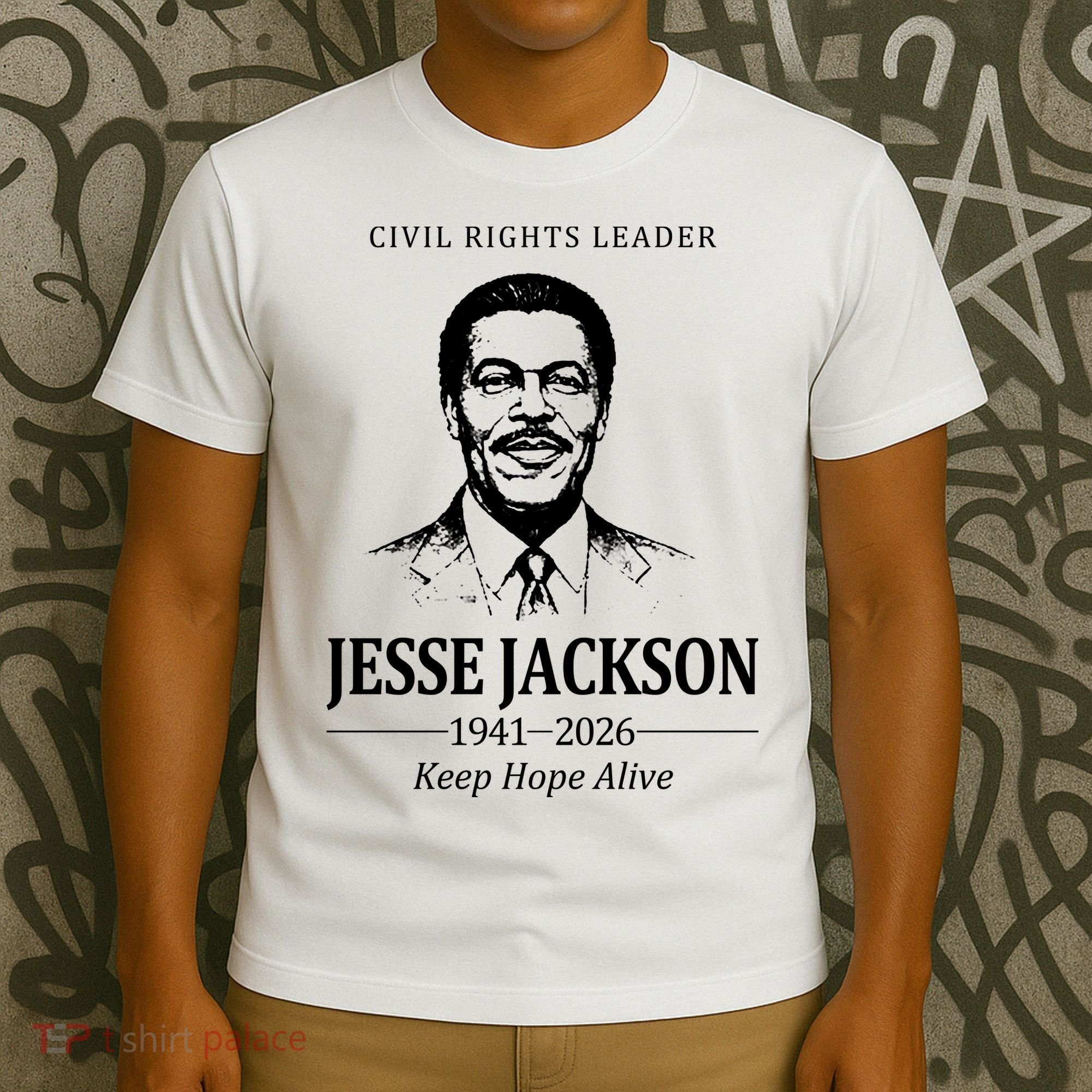 Civil Rights Leader Jesse Jackson 1941-2026 Keep Hope Alive T-Shirt