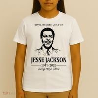 Civil Rights Leader Jesse Jackson 1941-2026 Keep Hope Alive T-Shirt thumb 4